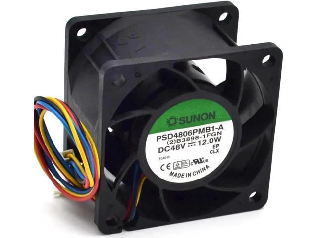 Alt view image 3 of 3 - 6CM 60mm 6038 48V 12W PSD4806PMB1-A server winds of the 4-wire cooling fan 60*60