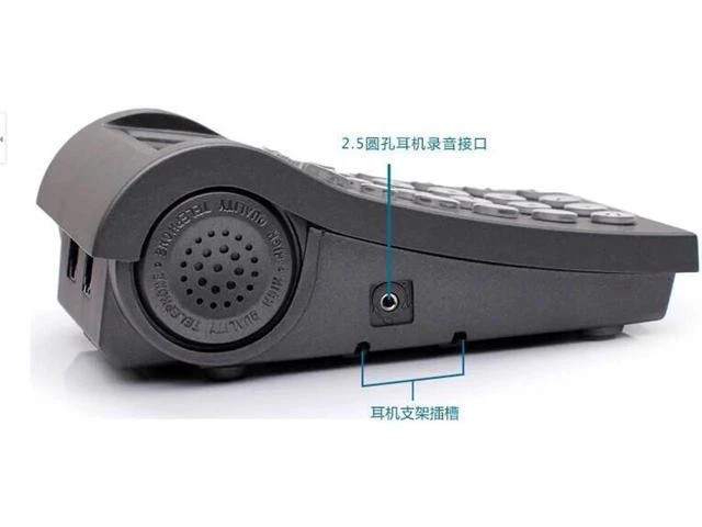 Alt view image 5 of 6 - Call center phone Office telephone with Volume Mute function telephone with RJ9