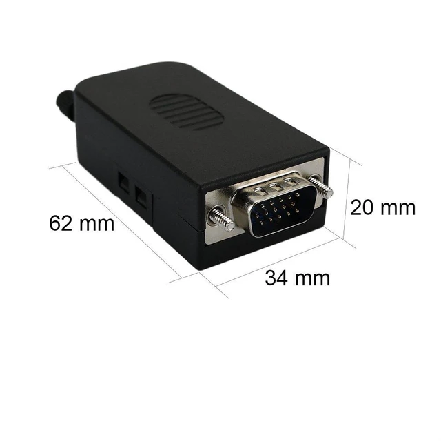Alt view image 4 of 6 - Twinkle Bay D-SUB DB15 Male 15Pin Jack Port to Terminal Breakout Board Connector