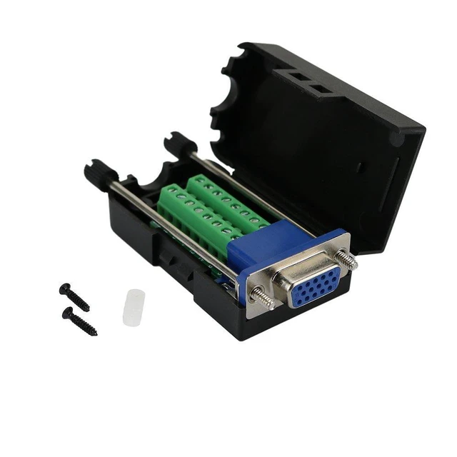 Main image of TwinkleBay D-SUB DB15 Female 15Pin Jack Port to Terminal Breakout Board Connecto