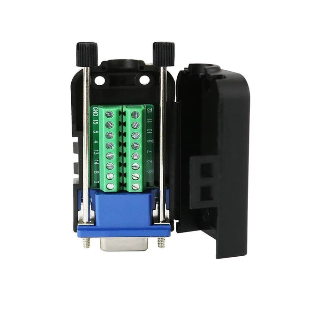 Alt view image 2 of 6 - TwinkleBay D-SUB DB15 Female 15Pin Jack Port to Terminal Breakout Board Connecto
