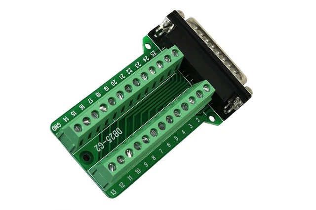 Alt view image 2 of 6 - Twinklebay Connector Db25 D-sub Male Plug 25-pin Port Terminal Breakout PCB Boar