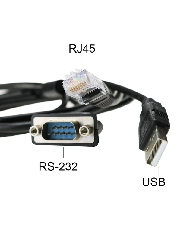 Alt view image 4 of 4 - PLC Programming Cable Compatible with AB 1747 UIC, USB To DH485 RS485 RS232 Inte