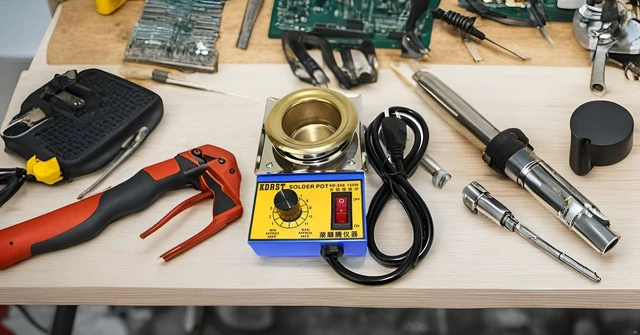 Alt view image 5 of 5 - TwinkleBay Solder Pot 50mm with 500g Capactity for Welding and Soldering Bath, 1