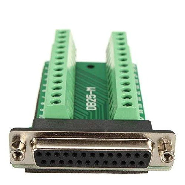 Alt view image 5 of 6 - TwinkleBay Connector Db25 D-sub Female Plug 25-pin Port Terminal Breakout PCB Bo