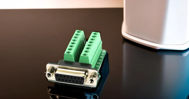 Alt view image 5 of 5 - DB15 Connector to Wiring Terminal Db15 Breakout Board Solder-Free (Female Adapte