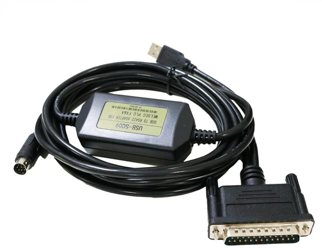 Alt view image 3 of 5 - PLC Cable USB-SC09 A Series Interface, Compatible with PLC Programming Cable FX
