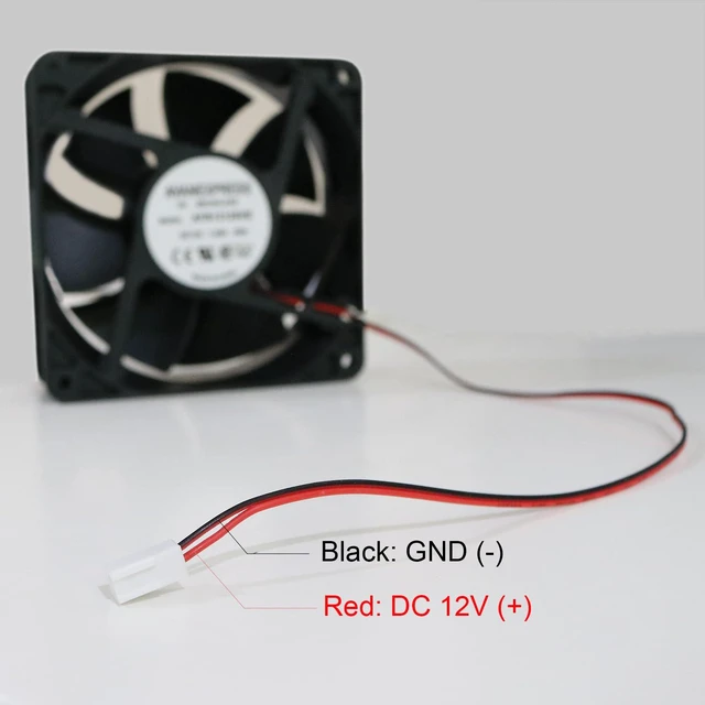Alt view image 5 of 6 - Twinklebay 120 x 38mm Cooling Fan, Replacement for AFB1212SHE High CFM 12038 Coo