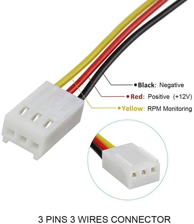Alt view image 4 of 4 - TwinkleBay 40x20mm Cooling Fan, Replacement for Brushless DC EFB0412VHD Cooling