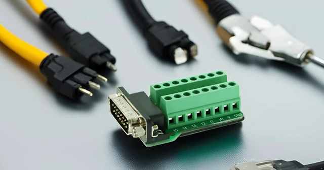 Alt view image 6 of 6 - TwinkleBay DB15 Breakout Connector 15 Pin Connector Male with Nut