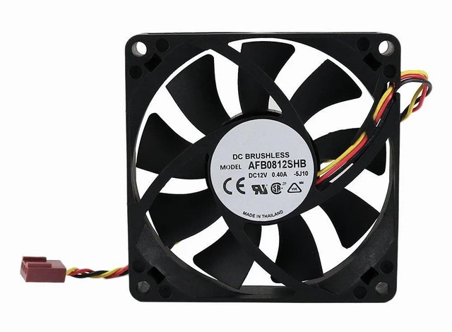 Main image of TwinkleBay 80x15mm Cooling Fan, Replace AFB0812SHB DC Brushless Cooling Fan, 80m