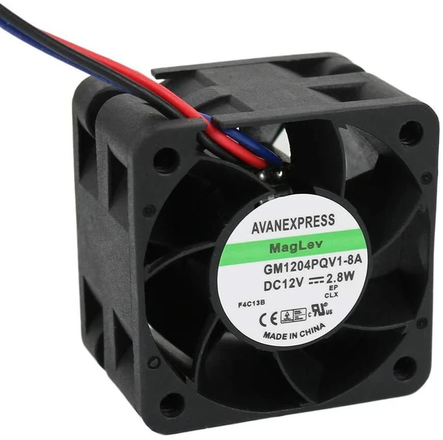 Alt view image 2 of 5 - TwinkleBay 40x28mm Cooling Fan, Replacement for 4028 Maglev Cooling Fan, 40x40x2