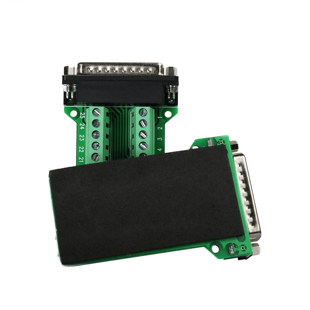 Alt view image 4 of 5 - TwinkleBay DB25 Breakout Connector D-sub Breakout 25 Pin Connector Male with Nut