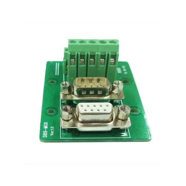 Alt view image 4 of 5 - DB9 Breakout Connector RS232 Serial 9 Pin Connector Db9 Terminal (Male and Femal