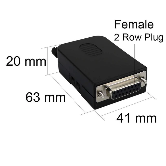 Alt view image 3 of 5 - TwinkleBay D-SUB DB15 Female 15 Pin Jack Port to Terminal Breakout Board Connect