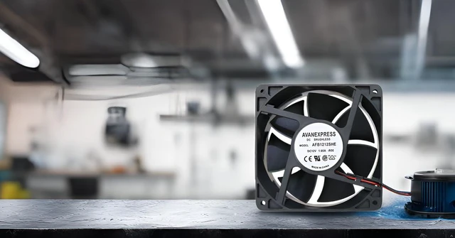 Alt view image 6 of 6 - Twinklebay 120 x 38mm Cooling Fan, Replacement for AFB1212SHE High CFM 12038 Coo