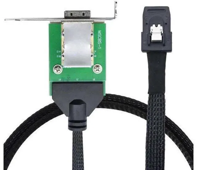Main image of Mini SAS HD SFF-8087 to SFF-8088 Internal External Converter Cable, 28AWG Copper