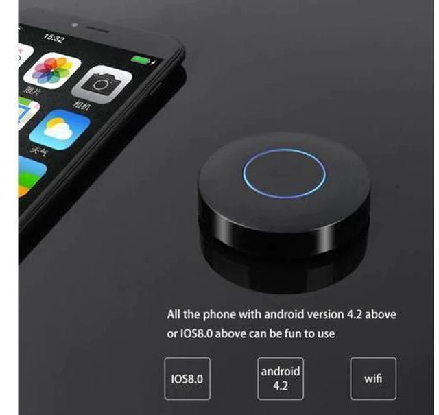Alt view image 2 of 6 - WiFi Display Dongle Receiver 1080P HD TV Stick Airplay Media Streamer Adapter Me