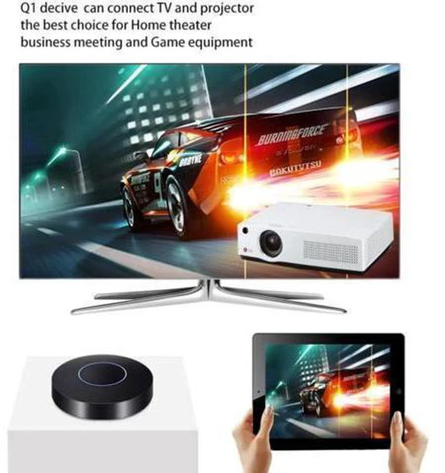 Alt view image 6 of 6 - WiFi Display Dongle Receiver 1080P HD TV Stick Airplay Media Streamer Adapter Me