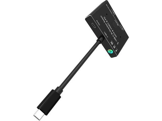Alt view image 6 of 6 - 1x2/2x1 USB C KVM two-way Switch USB 3.1 splitter data video switcher 8K @ 30Hz