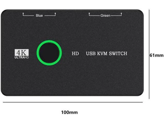 Alt view image 6 of 6 - KVM Devices Keyboard Mouse Printer KVM Shared Controller Plug and Play USB KVM S