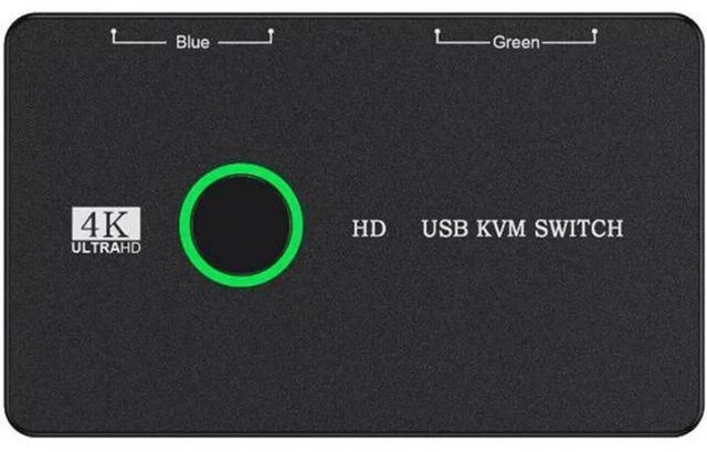 Alt view image 2 of 6 - Switcher Keyboard Mouse Printer KVM Shared Controller Plug and Play USB KVM Sele