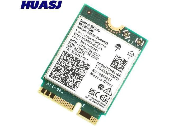 Alt view image 3 of 5 - New Wi-Fi 7 BT 5.4 Intel BE200 WIFI Card BE200NGW 2.4/5/ 6 GHz 5.8 Gbps For Wind