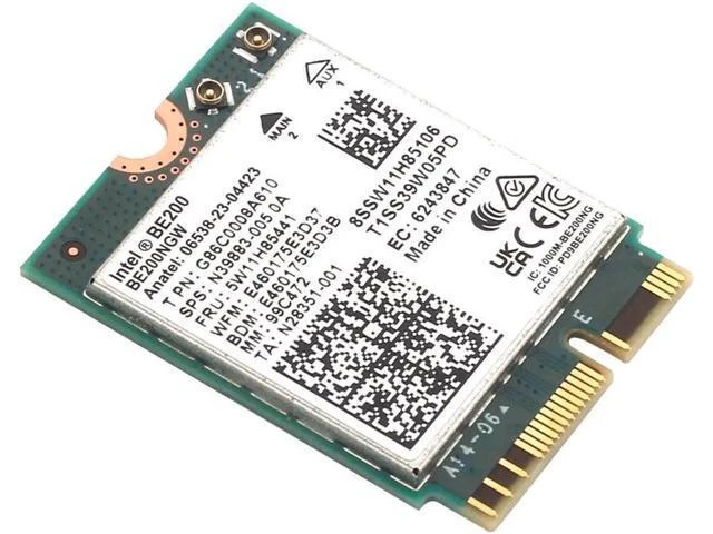 Alt view image 6 of 6 - New Wi-Fi 7 Intel BE200 Bluetooth 5.4 Wifi Card BE200NGW 2.4/ 5/ 6 GHz 5.8 Gbps