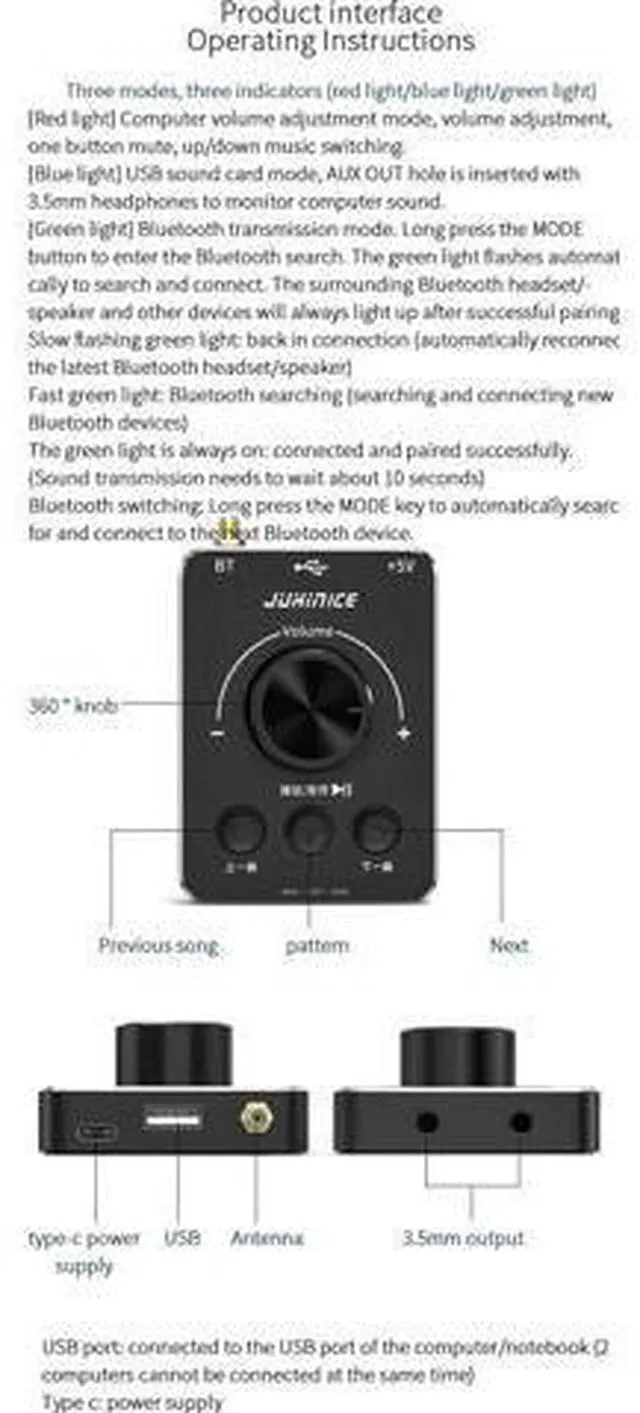 Alt view image 4 of 5 - USB Computer Bluetooth Headset Adapter 5.1 Connected To Wireless Headset Game Fu