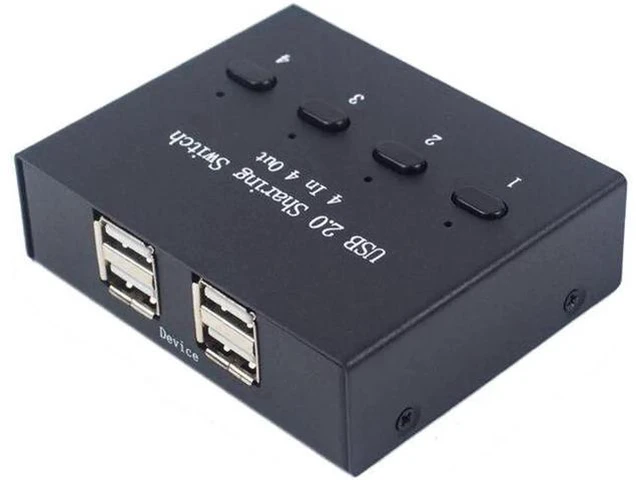 Main image of USB Switch For Xiaomi Mi Box Keyboard Mouse Printer Monitor 4 PCs Sharing 4 Devi
