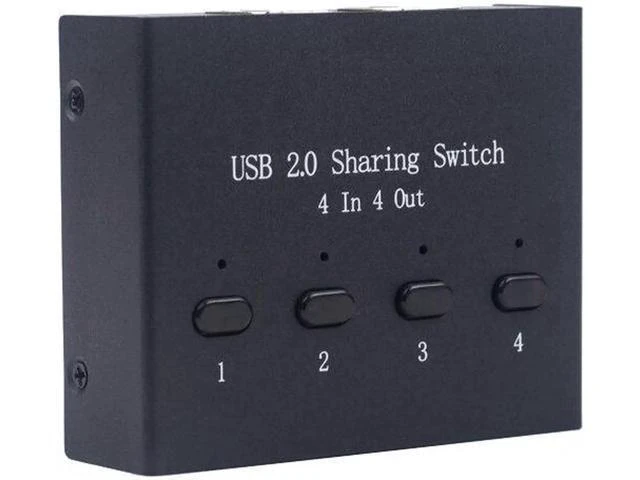 Alt view image 5 of 6 - USB Switch For Xiaomi Mi Box Keyboard Mouse Printer Monitor 4 PCs Sharing 4 Devi