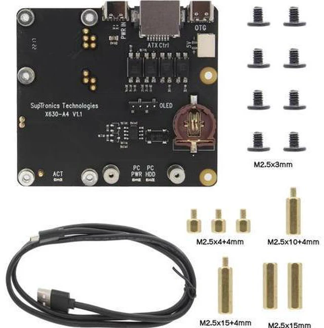 Main image of X630-A4 for PiKVM-A4 and Raspberry Pi Zero 2 W