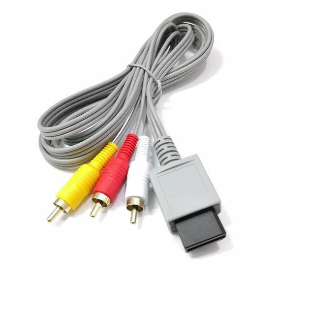 Alt view image 2 of 6 - AV Cable for Wii Wii U, Audio Video AV Cable Cord for Wii and Wii U, 1.8M/6FT, C