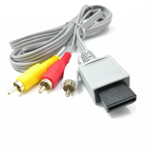 Alt view image 4 of 6 - AV Cable for Wii Wii U, Audio Video AV Cable Cord for Wii and Wii U, 1.8M/6FT, C