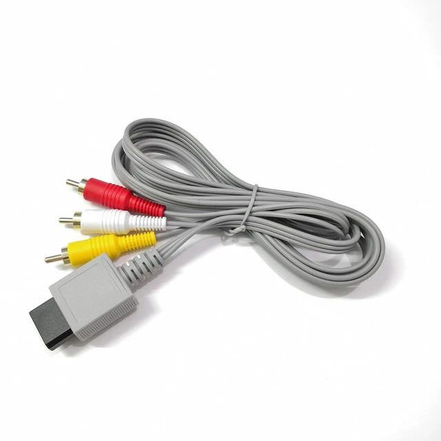 Alt view image 6 of 6 - AV Cable for Wii Wii U, Audio Video AV Cable Cord for Wii and Wii U, 1.8M/6FT, C
