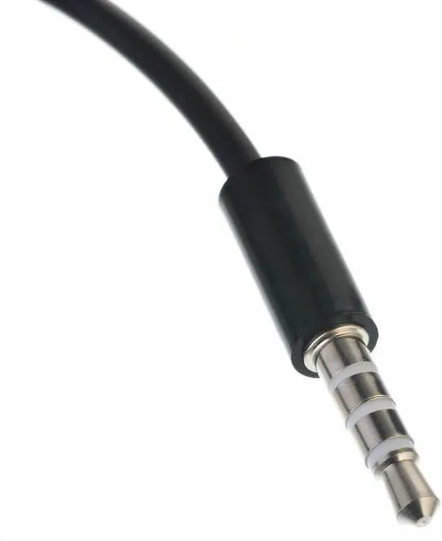 Alt view image 7 of 7 - 3.5mm Male AUX Audio Plug to USB Female Adapter OTG Cable Black 15CM for Devices