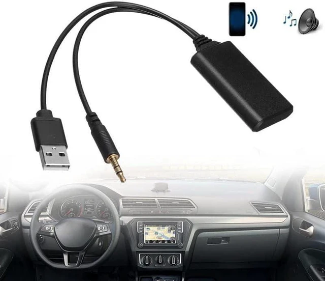 Alt view image 4 of 5 - Bluetooth Audio Adapter Auto Aux 3.5mm Car USB Receiver Cable for Speaker Music