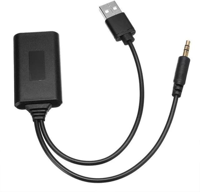Alt view image 5 of 5 - Bluetooth Audio Adapter Auto Aux 3.5mm Car USB Receiver Cable for Speaker Music