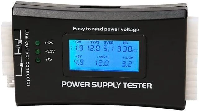 Main image of PC Power Supply Diagnostic LCD Computer Testing Device Computer 20/24 4/6/8 Pin