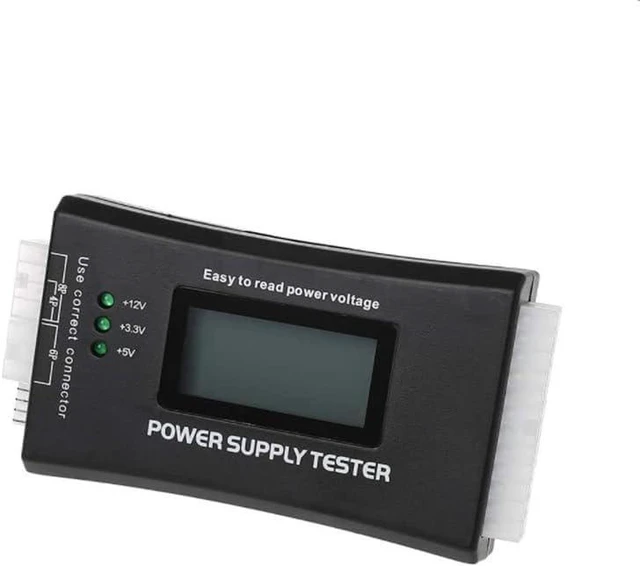 Alt view image 5 of 5 - PC Power Supply Diagnostic LCD Computer Testing Device Computer 20/24 4/6/8 Pin