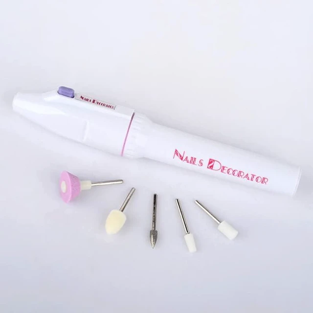 Alt view image 7 of 7 - Manicure Professional Electric Nail Cutter Nail File Set Pedicure with 5-Grindin