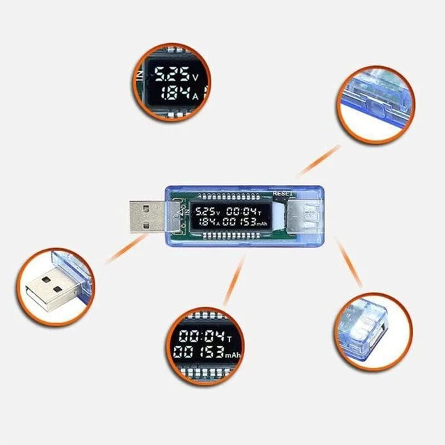 Alt view image 6 of 6 - Multi-Function USB Charger Doctor Tester Voltage Volt Current Meter Multimeter D