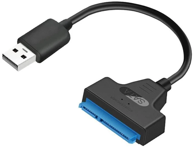 Main image of USB 2.0 to SATA Adapter Converter Cable for 2.5" SATA External HDD SSD Hard Driv