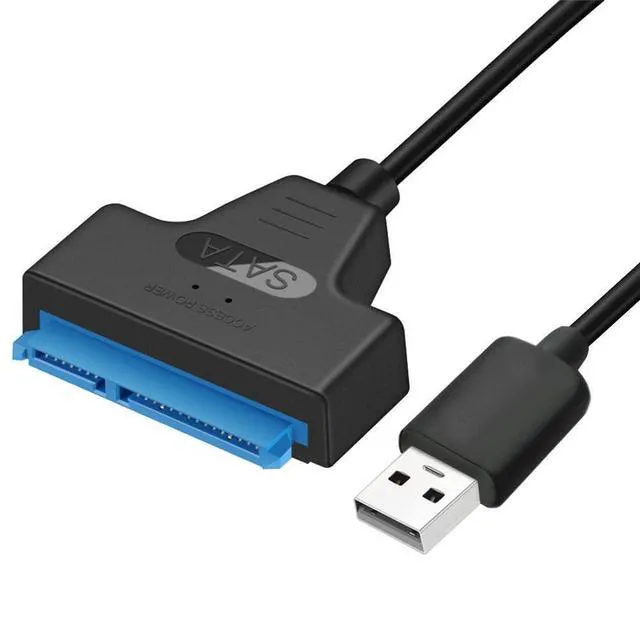 Alt view image 3 of 4 - USB 2.0 to SATA Adapter Converter Cable for 2.5" SATA External HDD SSD Hard Driv