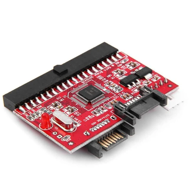 Alt view image 2 of 7 - IDE to SATA Converter, SATA to IDE Adapter Converter Chip Cable Connector 2 in 1