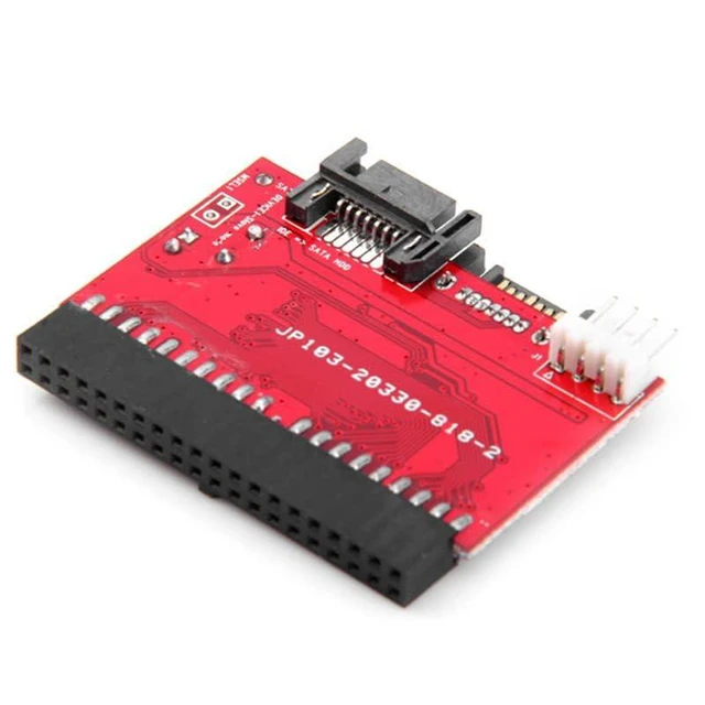 Alt view image 4 of 7 - IDE to SATA Converter, SATA to IDE Adapter Converter Chip Cable Connector 2 in 1