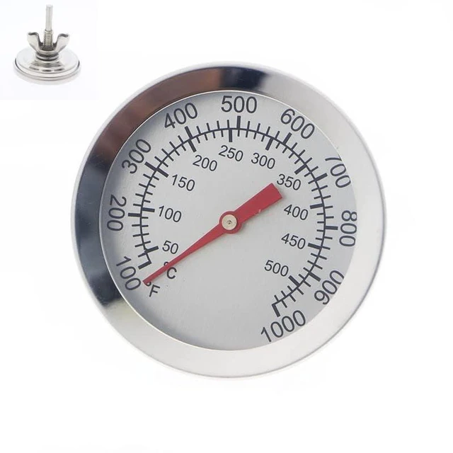 Main image of 50-500 Stainless Steel BBQ Grill Thermometer Smoker Thermometers Roast Tempera