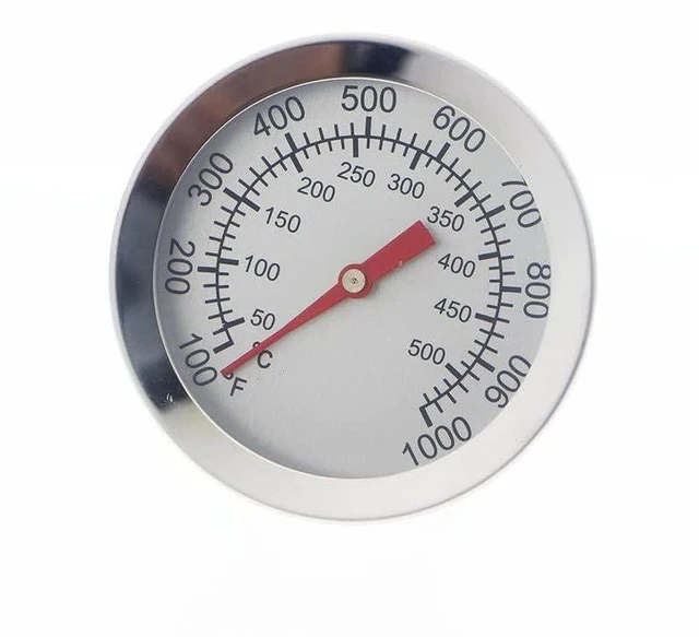Alt view image 3 of 4 - 50-500 Stainless Steel BBQ Grill Thermometer Smoker Thermometers Roast Tempera