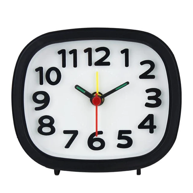 Alt view image 6 of 7 - Analog Alarm Clocks for Bedrooms, Digital Alarm Clock for Kids Silent Alarm Cloc