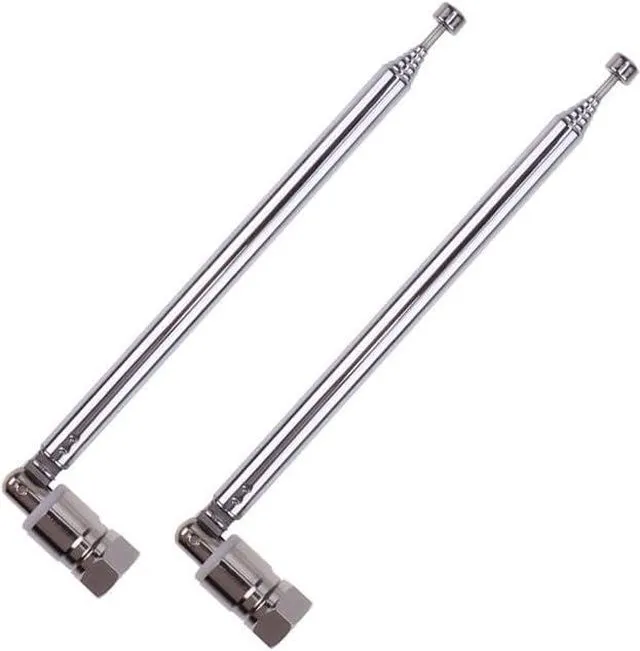Main image of FM Antenna Telescopic, 120cm Telescopic Antenna Replacement F Plug DAB FM Radio
